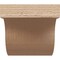 Ekena Millwork 4in. W x 4in. H x 20in. L Del Monte Woodgrain TimberThane Rafter Tail, Primed Tan RFTUR04X04X20DELRCPR - alternate 3